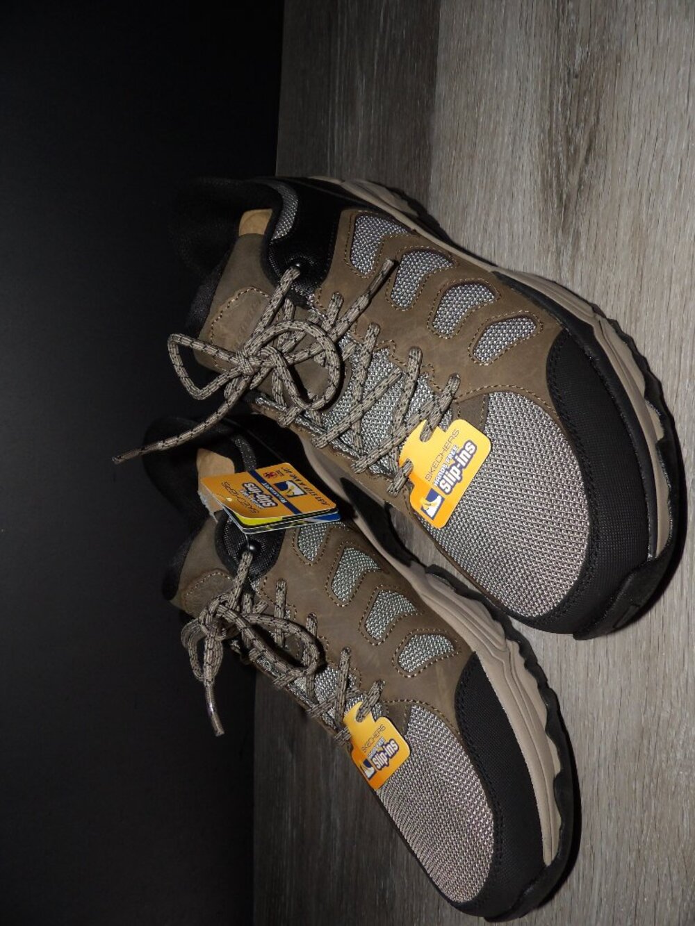 Sketchers mens terraform jagger trail shoes khaki size 11